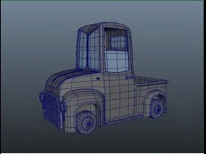 Truck cartoon 3D Model