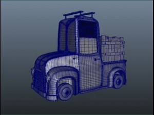 Truck cartoon 3D 模型