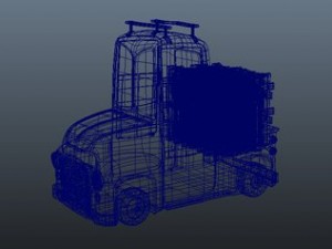 Truck cartoon 3D 模型
