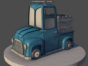 Truck cartoon 3D 模型