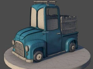 Truck cartoon 3D Model