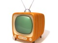 tv retro television 3D-Modell