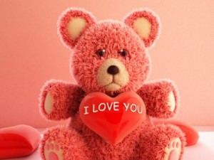 valentine teddy bear 3D Model