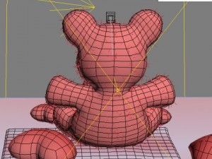 valentine teddy bear 3D Model