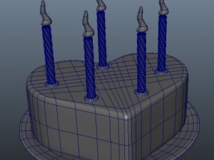 valentine cake 3Dモデル