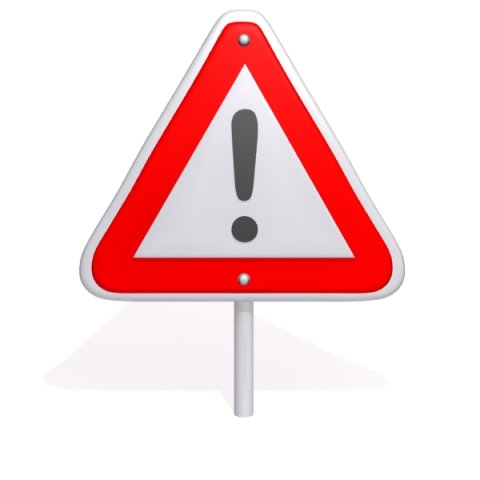 warning sign 3D-Modell .c4d .max .obj .3ds .fbx .stl .blend 