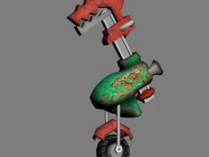 wheeled robot 3D Model