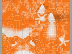 fox cartoon rigged Modello 3D