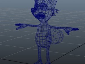 fox cartoon rigged Modello 3D