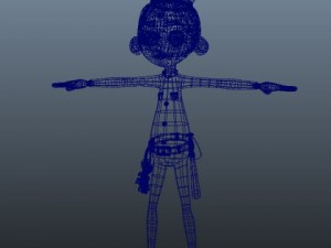 policeman cartoon rigged 3D Модель
