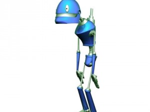 robot cartoon 02 3D 模型