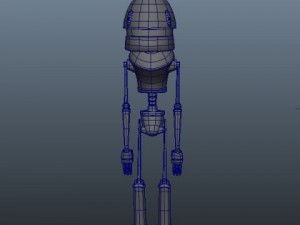 robot cartoon 02 3D 模型