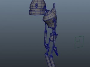 robot cartoon 02 3D 模型