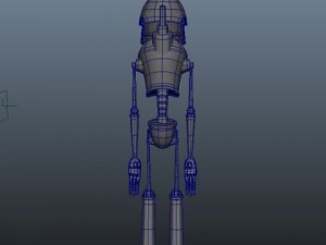robot cartoon 02 3D 模型