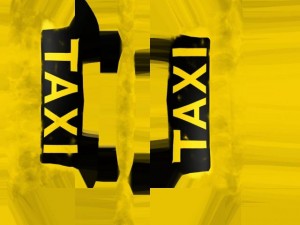 taxi cab cartoon 3D 模型