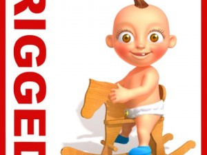 baby jake cartoon rigged 3D-Modell