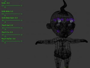 baby jake cartoon rigged 3D Модель