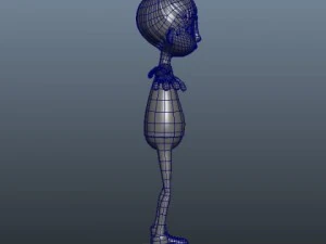 ronnie cartoon guy rigged 3D Model