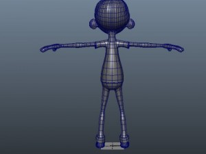 ronnie cartoon guy rigged 3D Модель