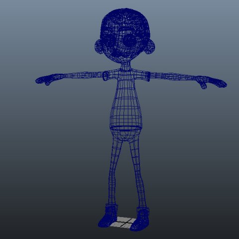ronnie cartoon guy rigged 3D Model in Cartoon 3DExport