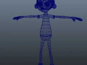 ronnie cartoon guy rigged 3D Model