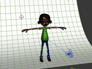 ronnie cartoon guy rigged 3D Модель
