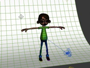 ronnie cartoon guy rigged 3D Model