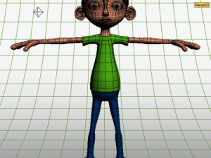ronnie cartoon guy rigged 3D Модель