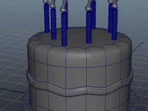birthday cake 03 3D Model