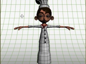 chef cartoon 02 3D Модель
