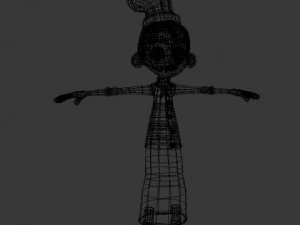 chef cartoon 02 3D Model