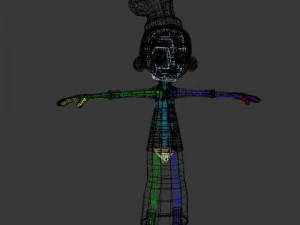 chef cartoon 02 3D Model