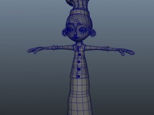chef cartoon 02 3D Модель