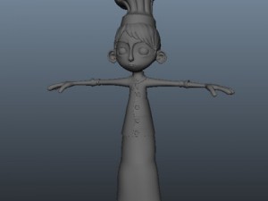 chef cartoon 02 3D Модель