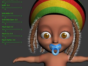 baby jake rastafarian rigged 3D Model