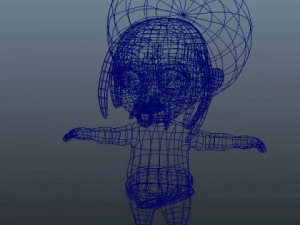 baby jake rastafarian rigged 3D Model