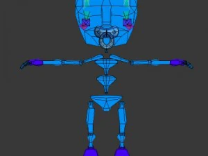 baby jake rastafarian rigged 3D Model