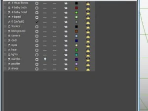 baby jake rastafarian rigged 3D Model