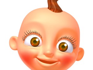 baby jake christmas rigged Model 3D
