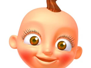 baby jake christmas rigged 3D Model