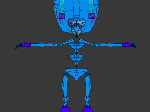 baby jake christmas rigged 3D Model