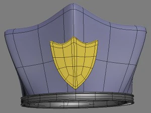 police hat 3D Model