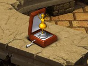 ballerina music box rigged 3Dモデル