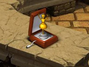 ballerina music box rigged 3D Model