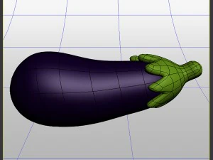 eggplant 3D Model