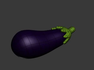 eggplant 3D Model