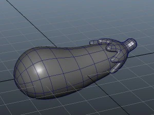 eggplant 3D Model