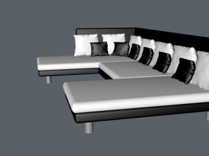 sofa 3D-Modell