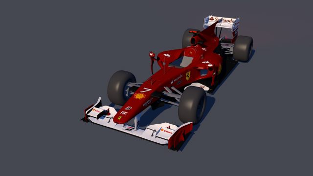 f1 ferrari c4d  obj  lwo  mtj Model 3D .c4d .max .obj .3ds .fbx .stl .blend 