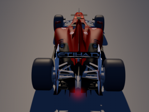 f1 ferrari c4d  obj  lwo  mtj Model 3D